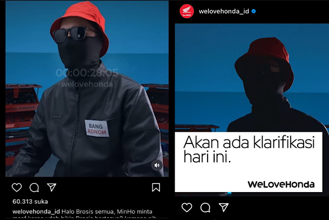 Klarifikasi Honda Soal Rangka Motor Patah Blunder, Bang ADNOH Kok Jelasin ‘Silikat’ Pakai Masker dan Kacamata 