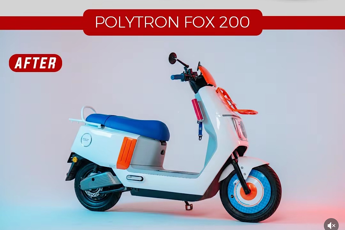 Polytron Fox 200 Cocok Buat Mama Cantik Aktif Harian: Antar Jemput Anak Sekolah, Bawa Barang Belanjaan Banyak
