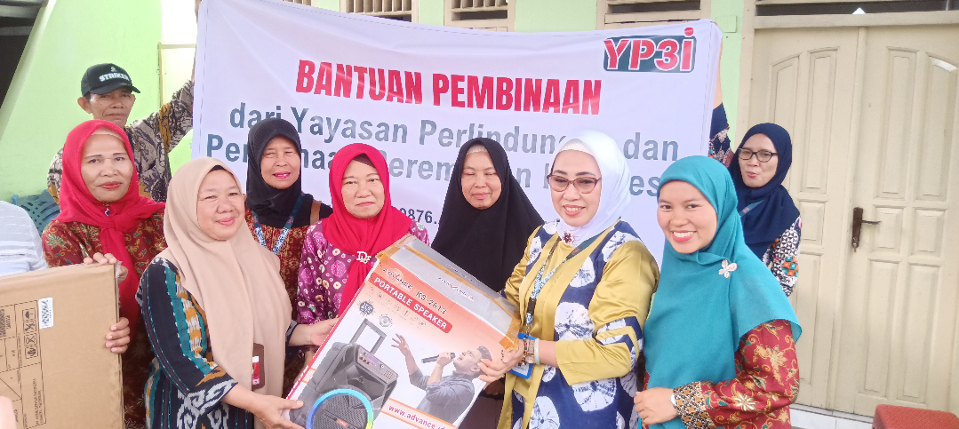 YP3I Serahkan Bantuan Pembinaan ke Posyandu Al Muntaha Sako Baru Palembang