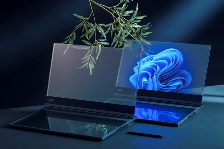 Lenovo Pamerkan Konsep Laptop Transparan Futuristik yang Dijuluki Project Crystal
