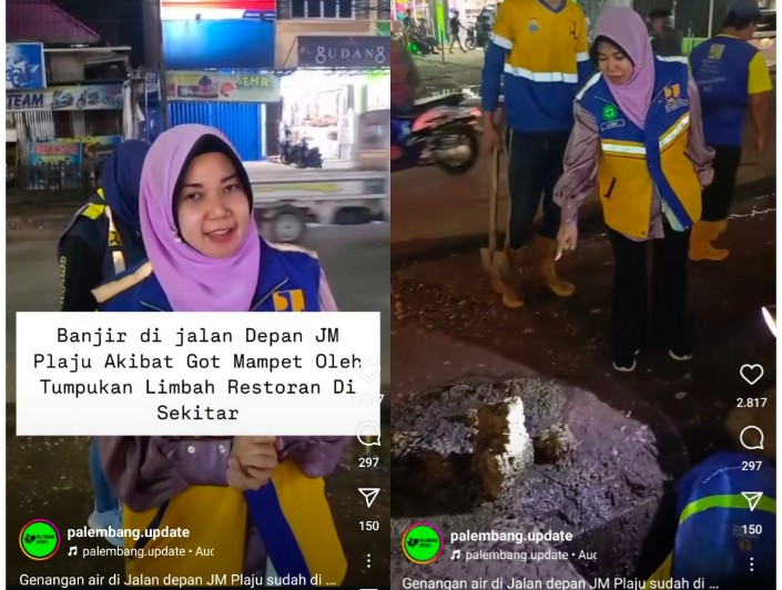 Temuan Limbah Restoran Menumpuk di Plaju, Kabid PU: Kalau Banjir Jangan Salahkan Pemerintah