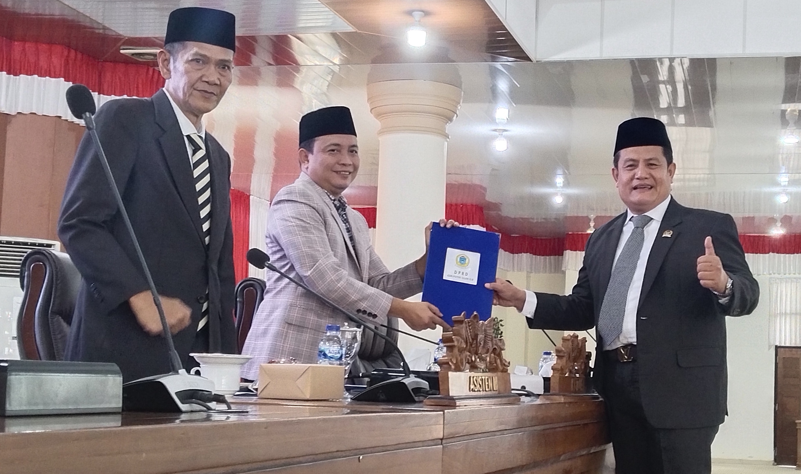 DPRD Kabupaten Ogan Ilir Gelar Rapat Paripurna Terkait Program Pembentukan Perda