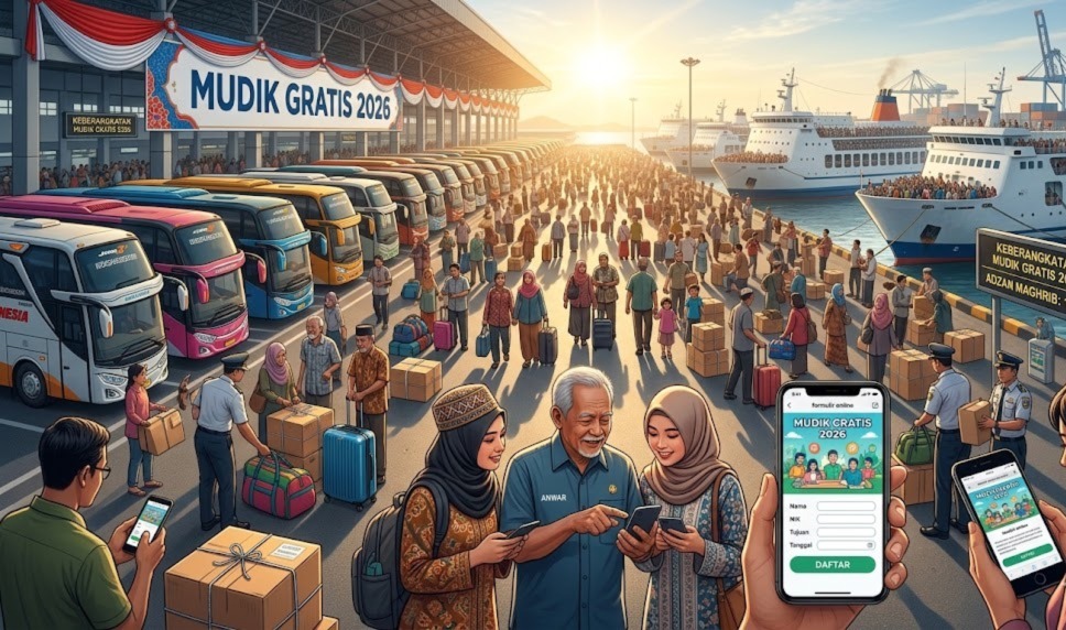 8 Cara Buat Akun Pendaftaran Mudik Gratis Kemenhub 2026 di nusantara.kemenhub.go.id
