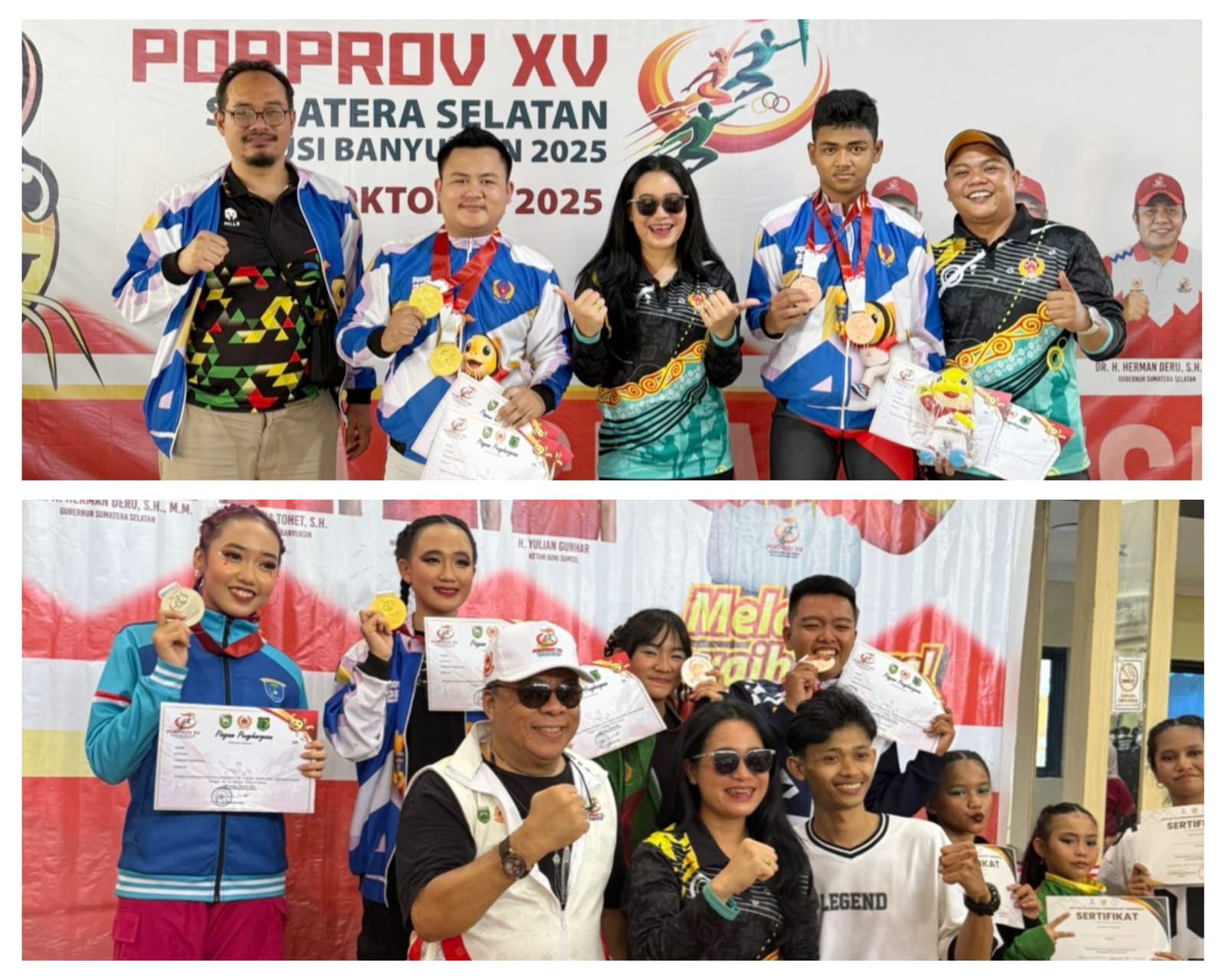 Angkat Besi & Dancesport Persembahkan Medali Emas untuk Ogan Ilir di Porprov XV Sumsel 2025 di Muba