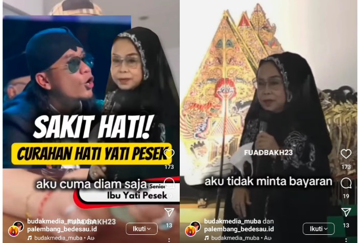 Seniman Legendaris Yati Pesek Sakit Hati, Curhat Karena Kesal Dilecehkan Gus Miftah