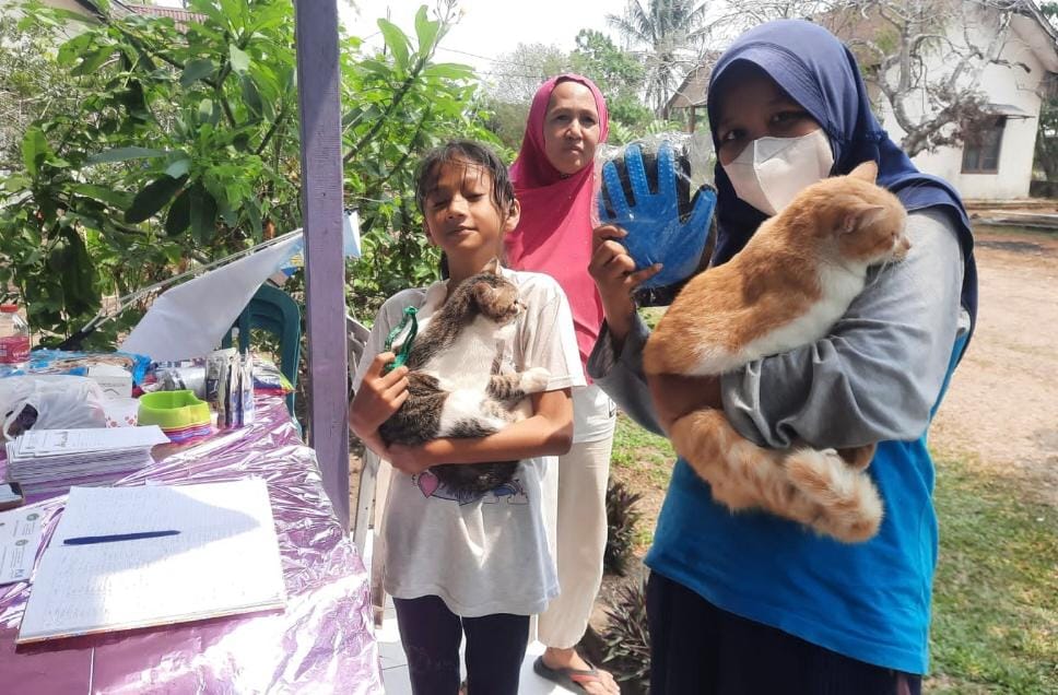Ratusan Hewan Peliharaan di Prabumulih Divaksin Anti Rabies Gratis, Pemilik Senang