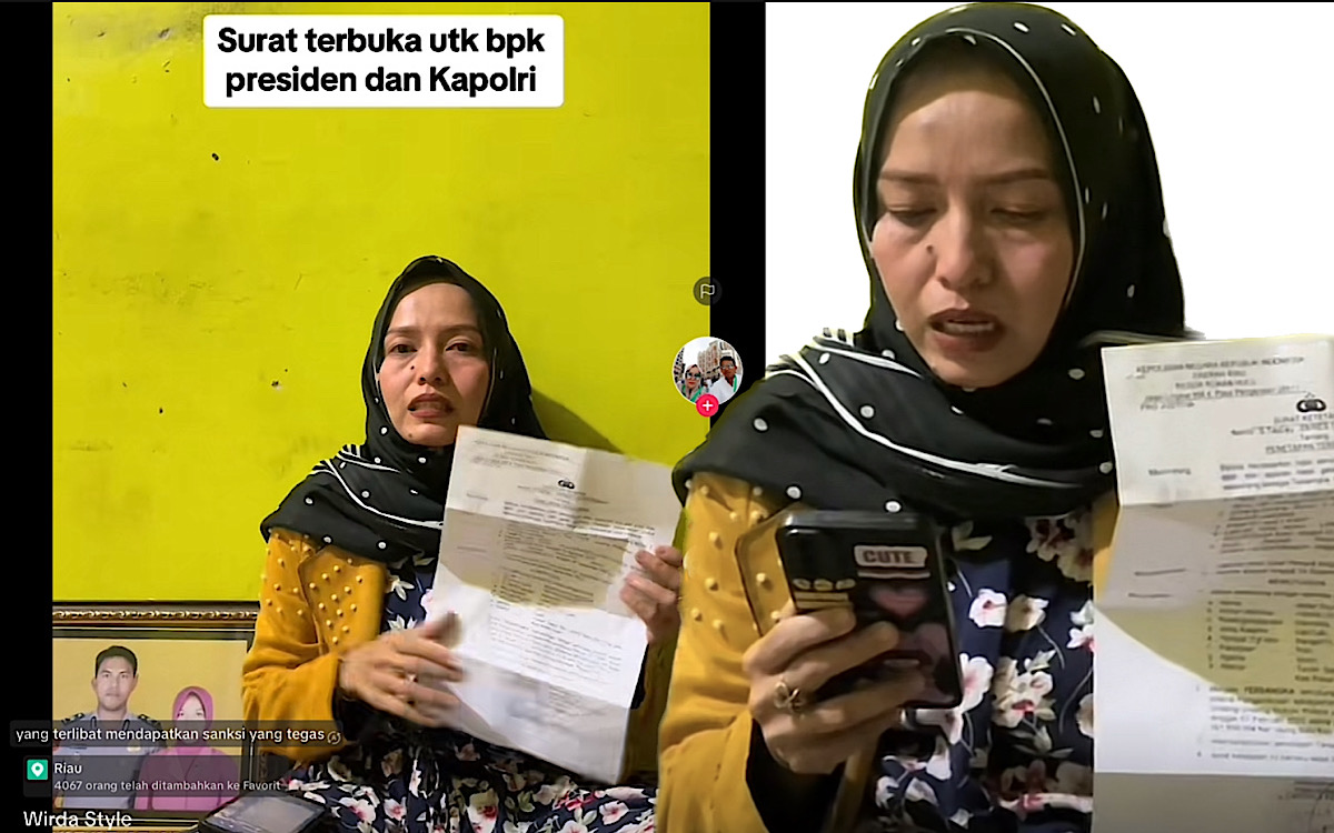 Heboh Bhayangkari di Riau Ngadu ke Jokowi Minta Keadilan Setelah Suaminya Anggota Polri Ditetapkan Tersangka