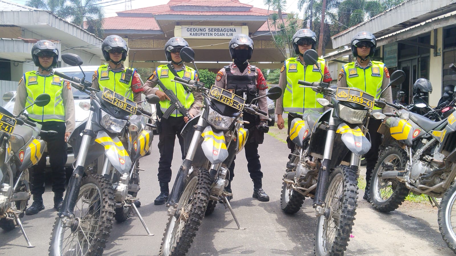 Antisipasi Kejahatan, Tim Perintis Presisi Samapta Polres Ogan Ilir Patroli 24 Jam di Jalinsum 