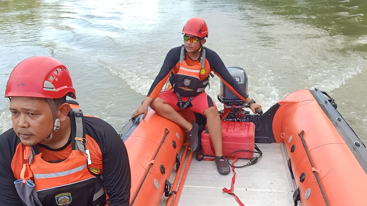 Pelajar SMP Tenggelam di Sungai Saka Selabung OKU Selatan, Tim SAR Terjunkan Tim Rescue 