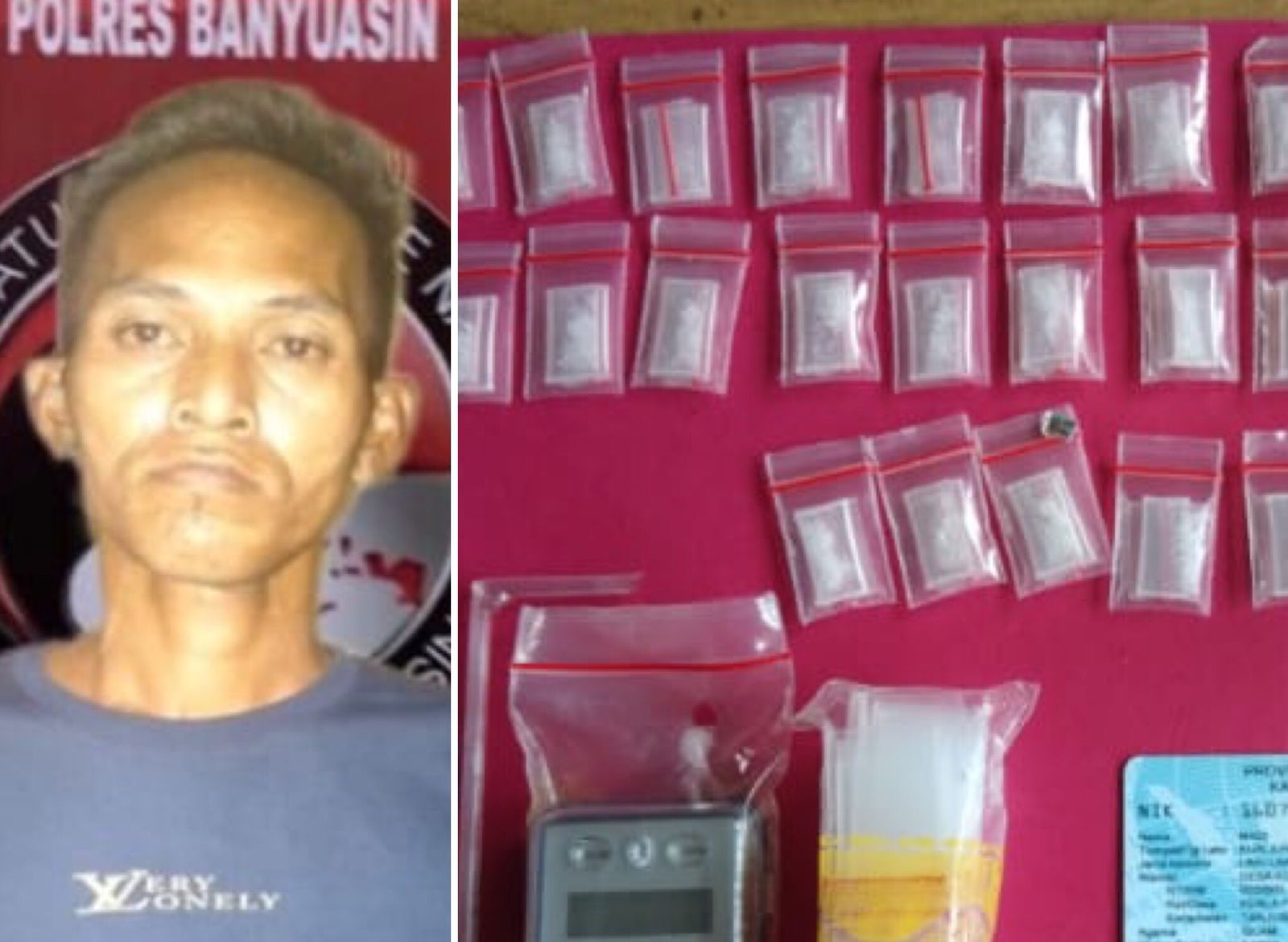 Bikin Resah Penghuni Bedeng, Pengedar Sabu di Tanjung Lago Banyuasin Dibekuk Polisi