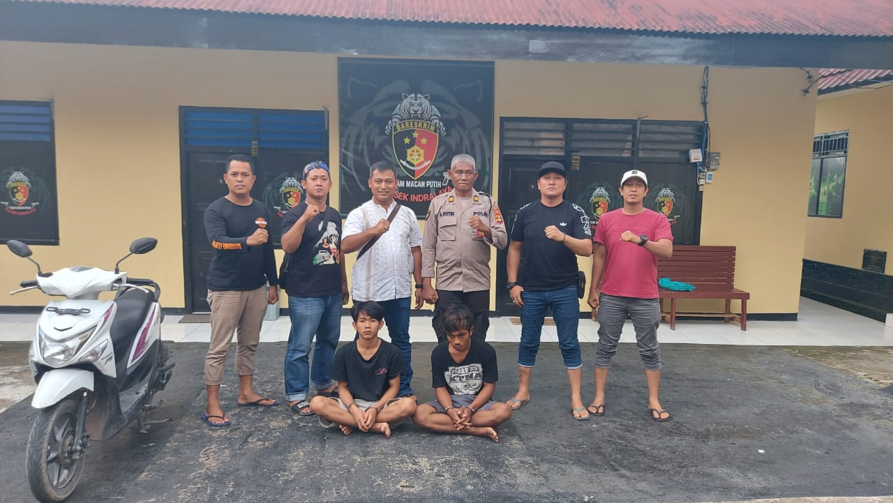 Spesialis Curanmor di Taman Pancasila Indralaya Tak Berkutik Saat Diamankan Team Macan Putih