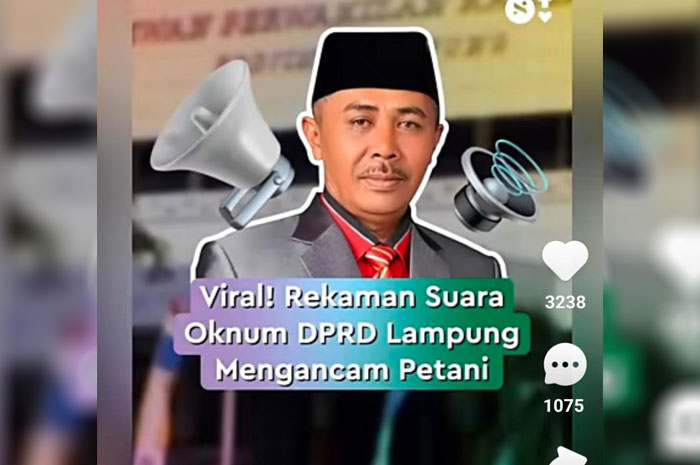 Astagfirullah! Beredar Rekaman Percakapan Diduga Oknum Anggota DPRD Lampung Ancam Petani Tanggamus