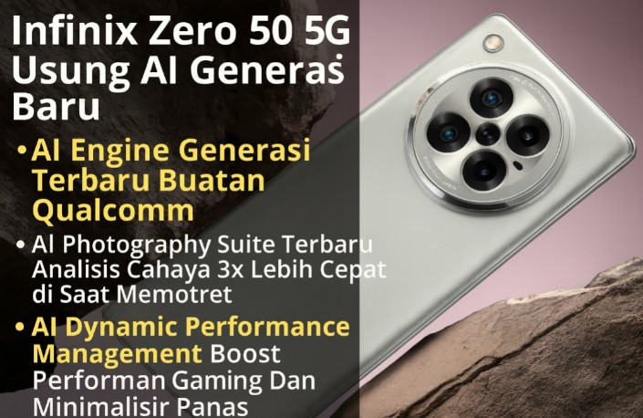 Teknologi AI Generasi Baru, Bocoran Fitur Canggih Infinix Zero 50 5G Siap Kejutkan Pasar Mid-Range 2025