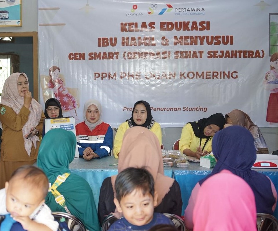 PHE Ogan Komering Perkuat Ketahanan Keluarga dan Cegah Stunting Lewat Program Gen Smart di Desa Mendala