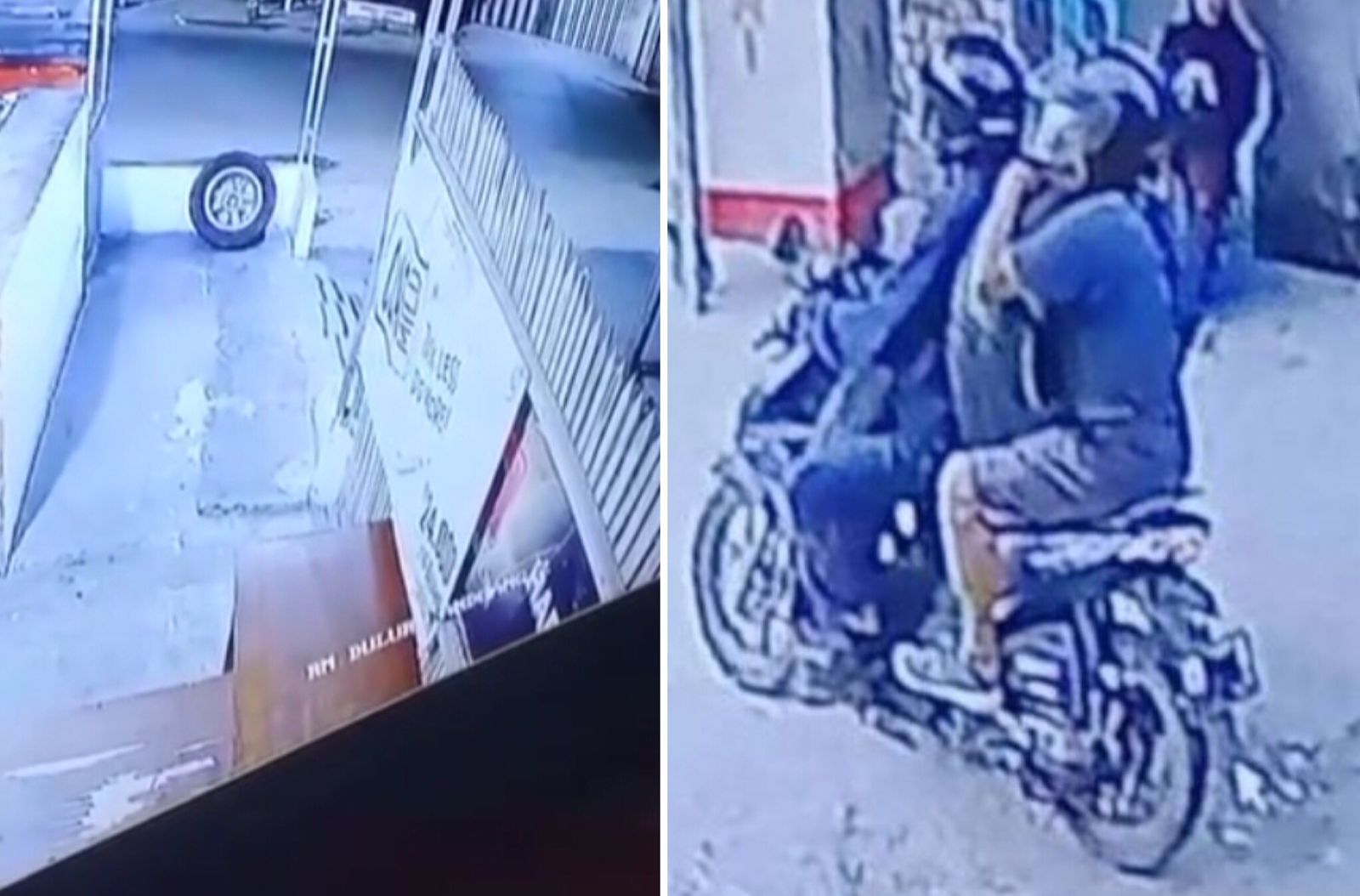 2 Pria di Palembang Terekam CCTV Curi 3 Ban Mobil, Videonya Viral di Sosial Media 