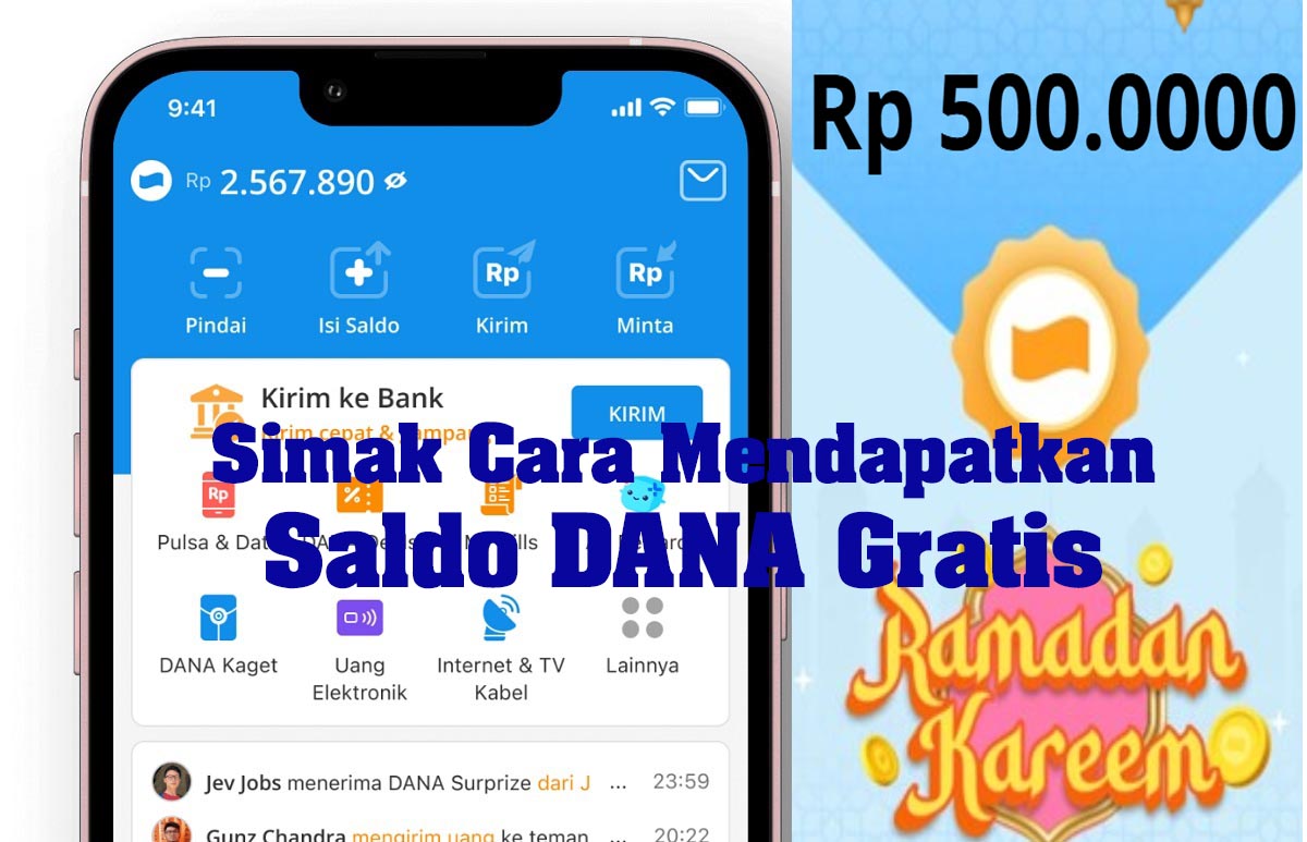 SELAMAT! Saldo DANA Gratis hingga Rp450.000 Bisa Langsung Cair, Berikut Cara Dapat Link DANA Kaget