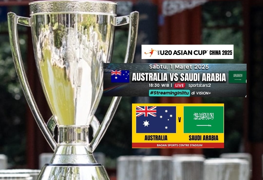 LIVE, Siapa layak Juara Piala Asia U-20 2025, Timnas Australia U-20 atau Arab Saudi U-20