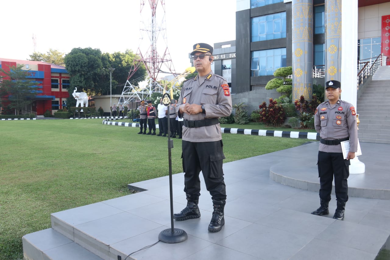 Pimpin Apel Pagi, Ini Penekanan Kabid Dokkes Polda Sumsel kepada Personel