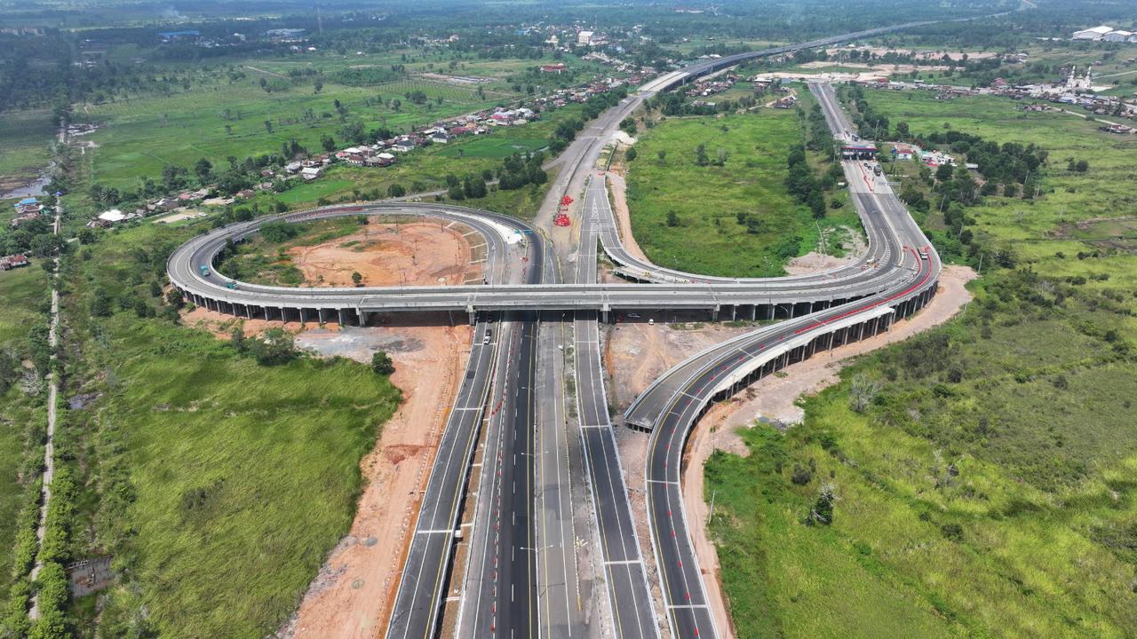 Dukung Kelancaran Nataru di JTTS, Hutama Karya Fungsionalkan Junction Palembang dan 2 Ruas Jalan Tol