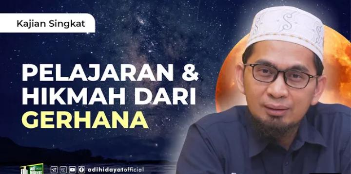 Subhanallah, Gerhana Matahari Hibrida Ternyata Peringatan dari Allah SWT, Begini Penjelasan Ustaz Adi Hidayat 