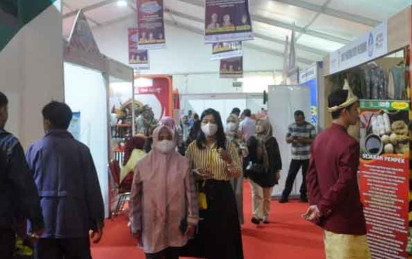 Meriahkan HUT Kota Palembang, Dinas Koperasi dan UMKM Gelar Pameran Produk UMKM 