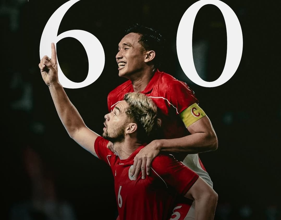 MENGAMUK, Timnas Indonesia Libas Taipei 6-0 Tanpa Balas di FIFA Match Day Surabaya