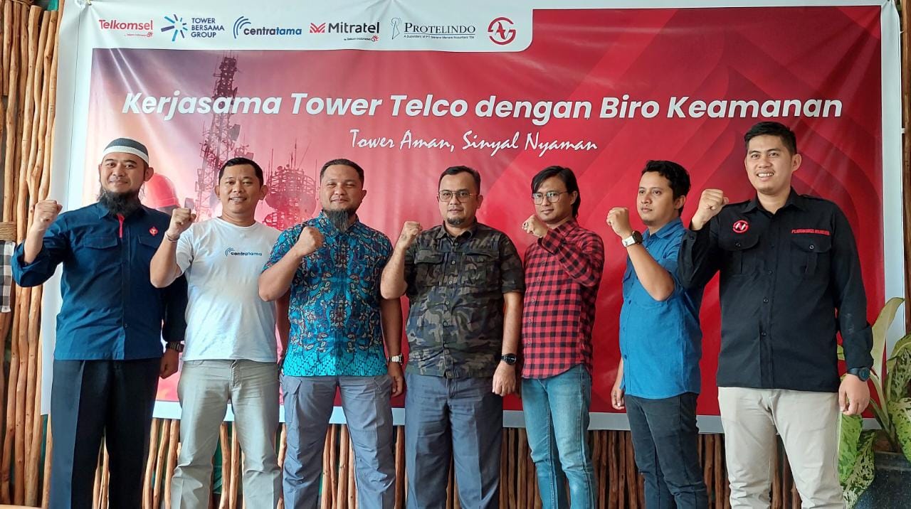 Perketat Akses Site Tower di Palembang, Telkomsel Gandeng Perusahaan Jasa Keamanan