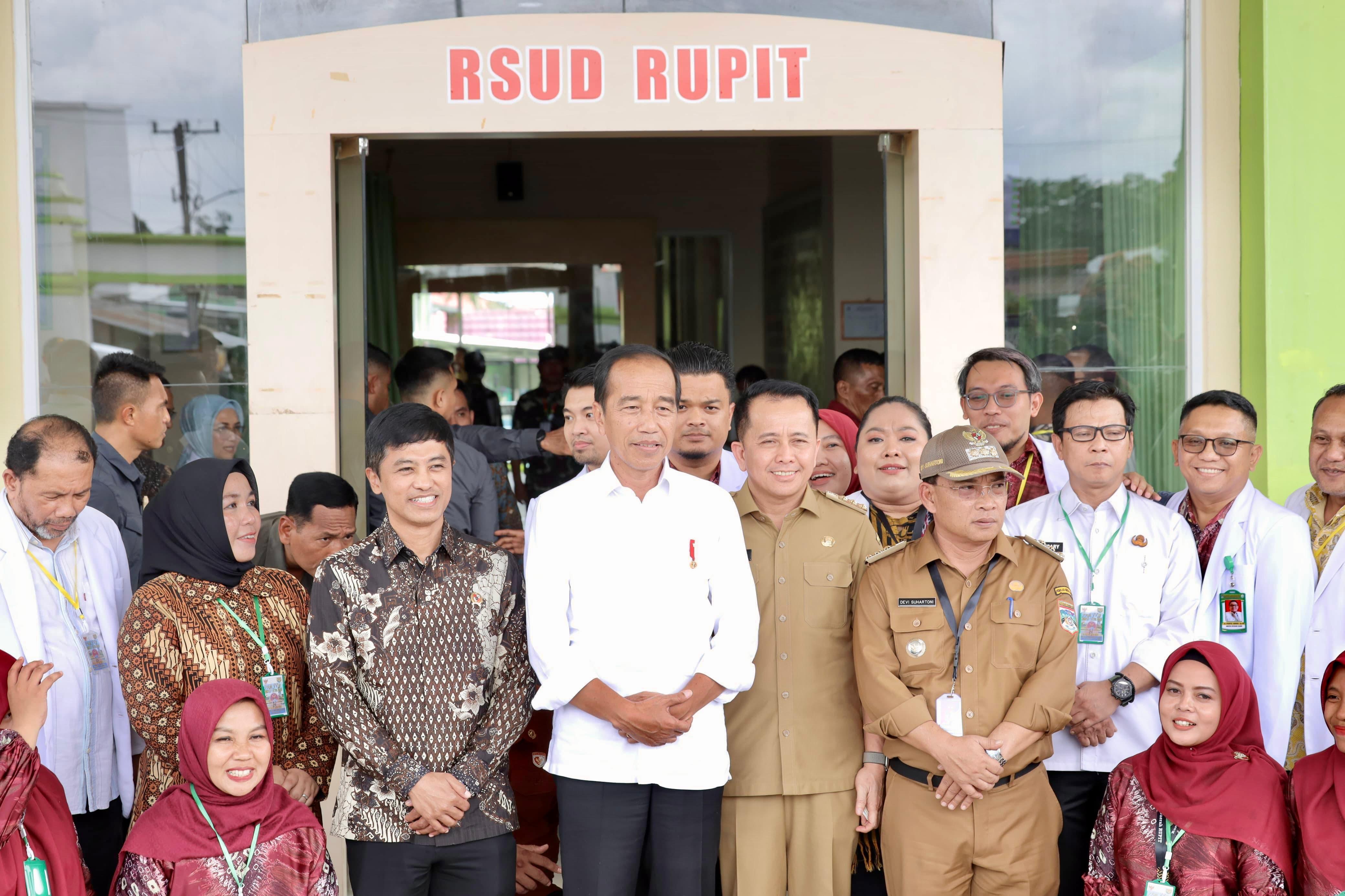 Didamping Pj Gubernur Sumsel, Jokowi Senang RSUD Rupit Kabupaten Muratara Punya Dokter Spesialis yang Hebat