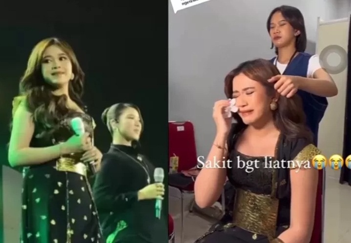 Viral Video Brisia Jodie Menangis di Backstage Usai Tampil Bareng Tiara Andini