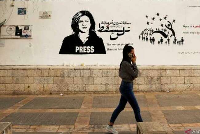 Palestina Abadikan Shireen Abu Akleh, Wartawan yang Dibunuh Israel Jadi Nama Jalan