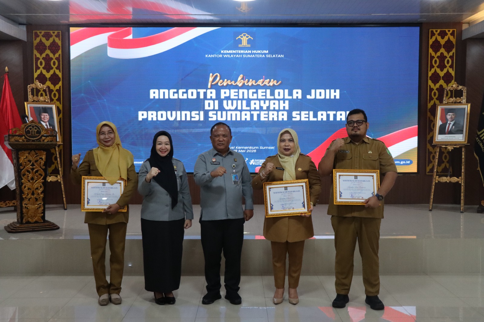 Pengelolaan JDIH Terbaik di Sumsel Diumumkan, OKI Jadi Juara Pertama