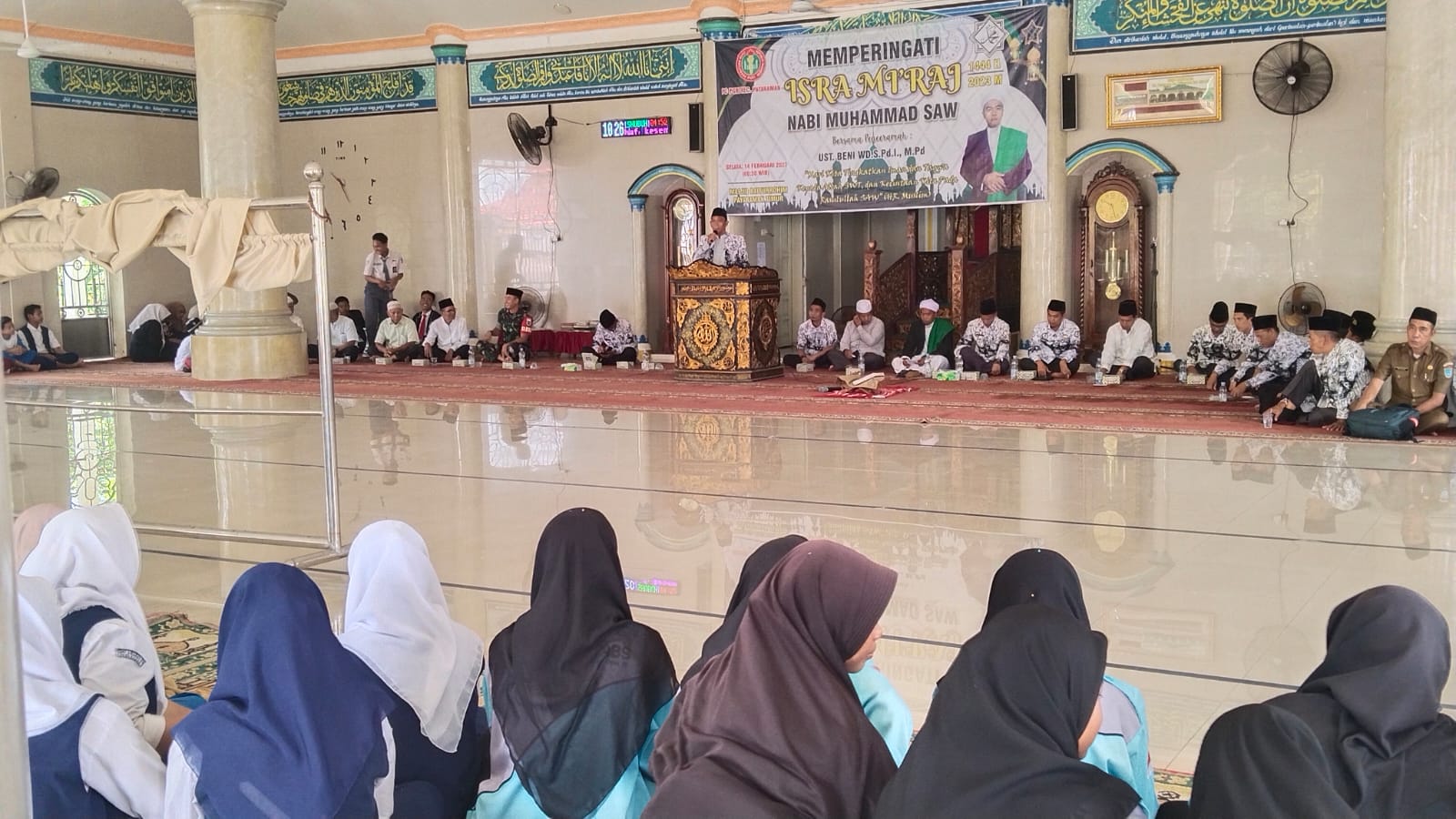PC PGRI Kecamatan Payaraman Gelar Peringatan Isra Mikraj Nabi Muhammad SAW