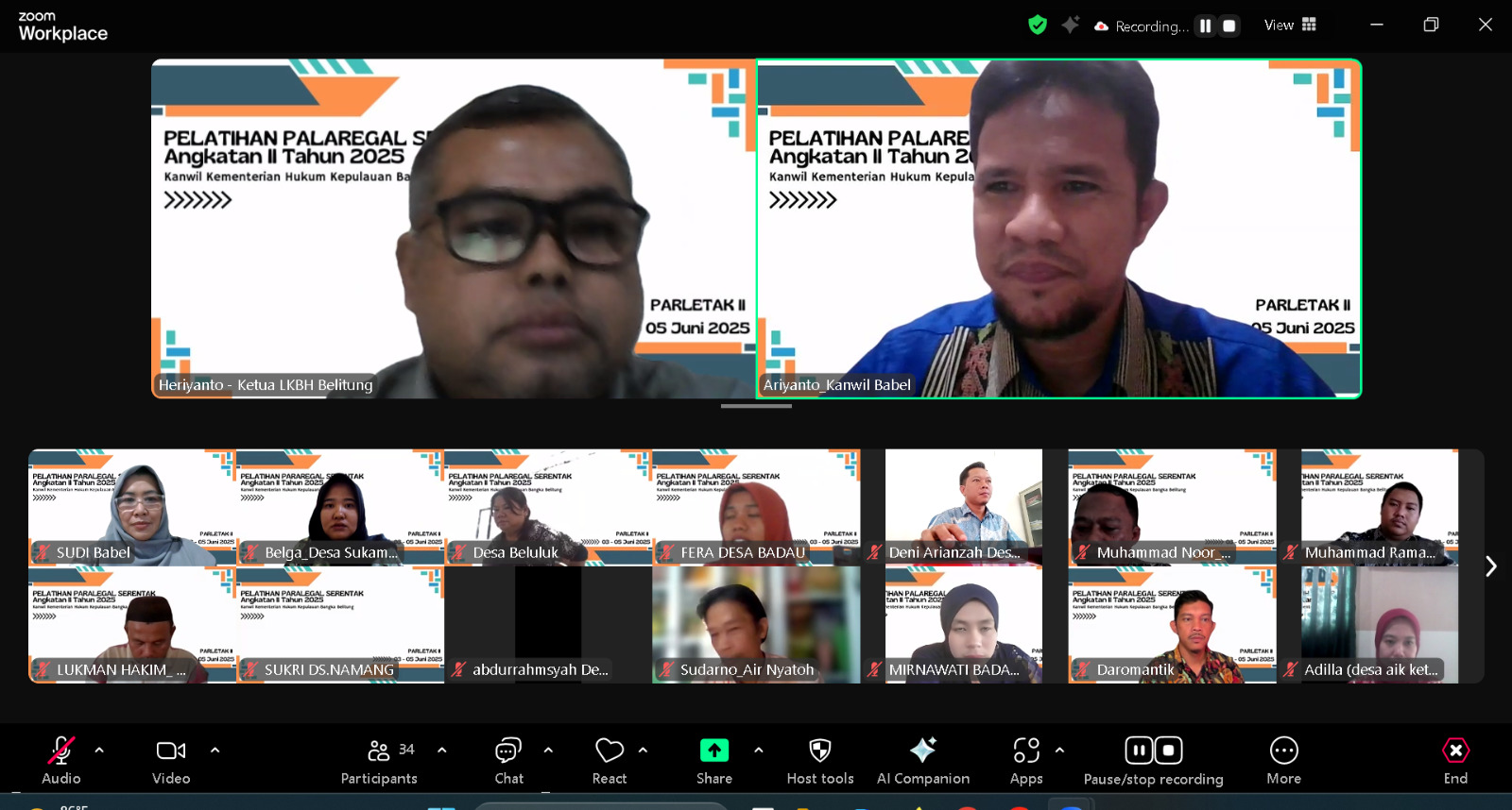 Ini Capaian Luar Biasa Kanwil Kemenkum Babel dalam Pembinaan Hukum 2025