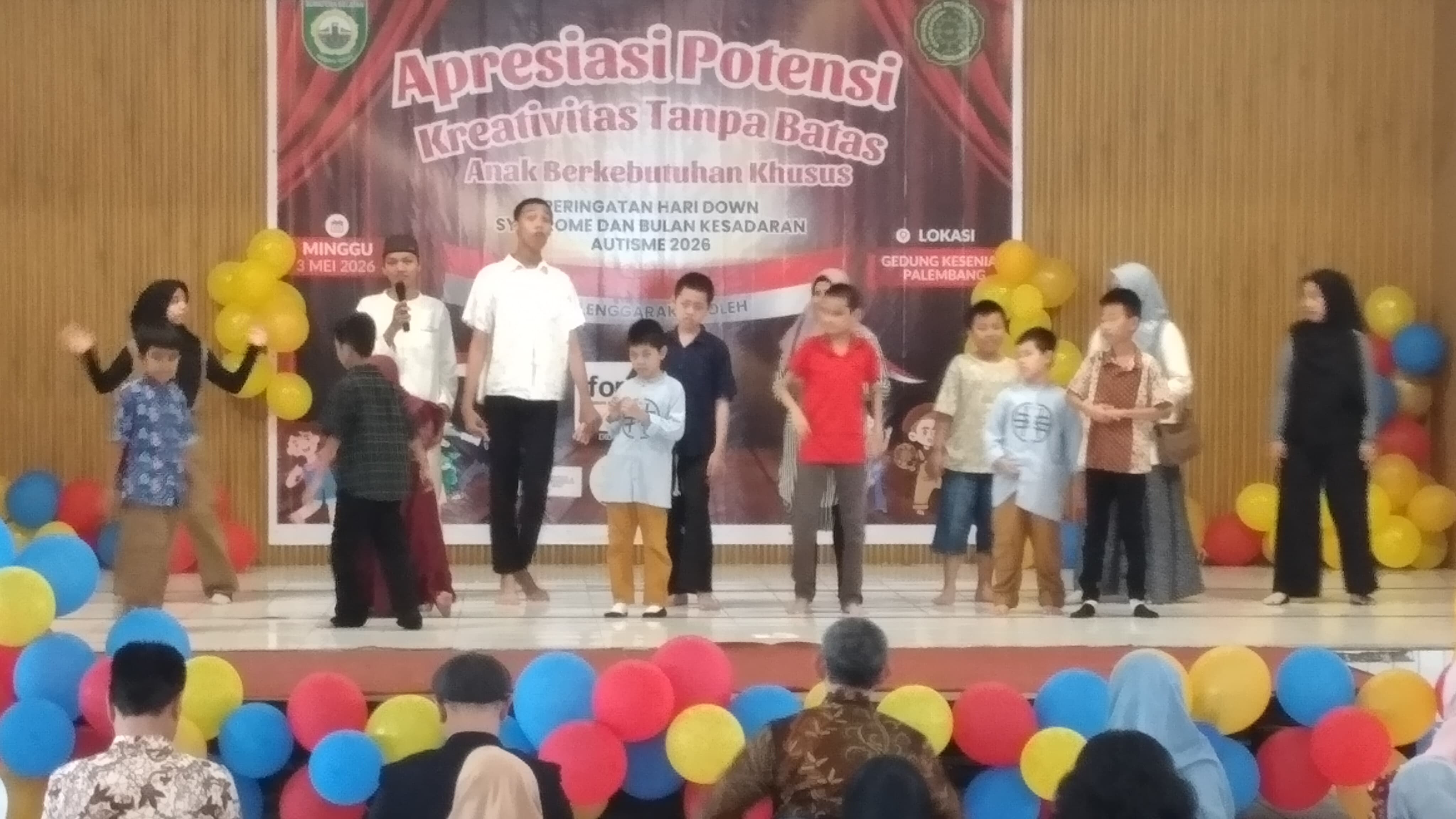Panggung Tanpa Batas: Forkesi Sumsel Buktikan Anak Berkebutuhan Khusus Mampu Bersinar