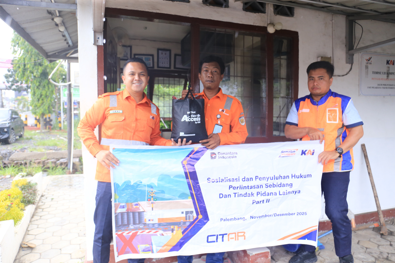 KAI Divre III Palembang Optimalkan Keselamatan Perlintasan Sebidang Jelang Angkutan Nataru 2025/2026