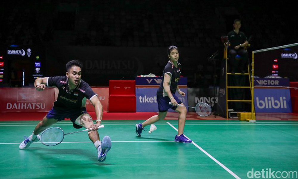 2 Ganda Campuran Tuan Rumah Beda Nasib di Babak 32 Besar Polytron Indonesia Open 2026