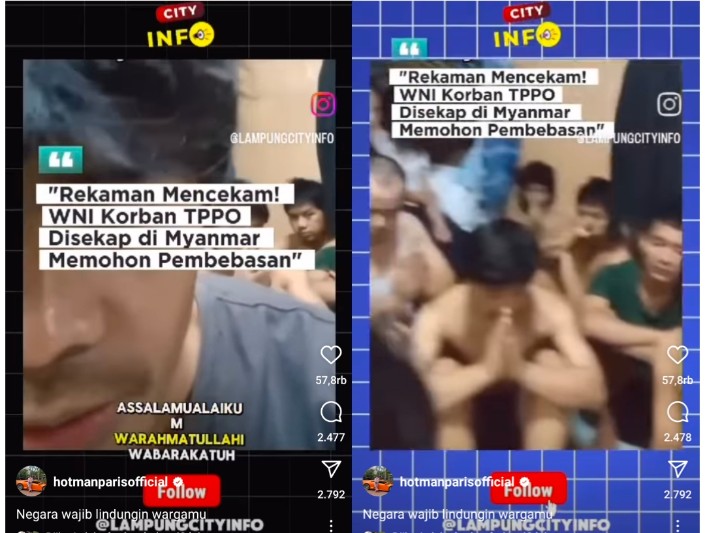 Akun Hotman Paris Unggah Video Penyekapan WNI di Myanmar, Minta Pemerintah Evakuasi Segera