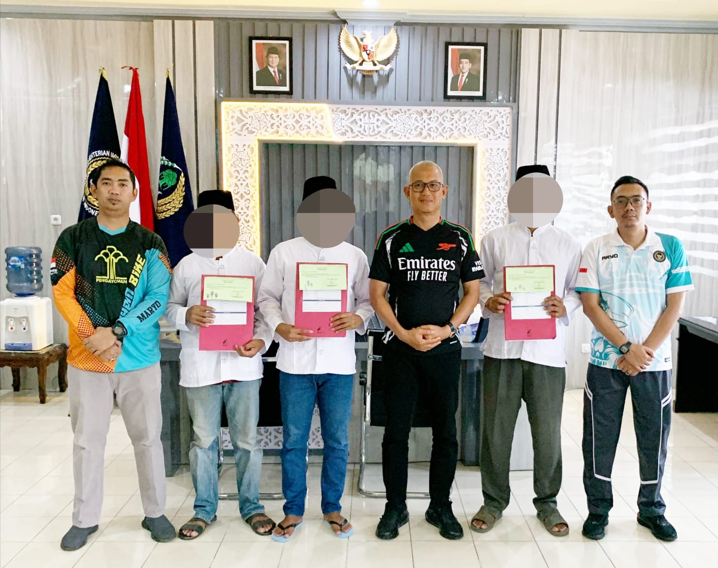 3 Narapidana Lapas Tanjung Raja Ogan Ilir Terima Amnesti dari Presiden Prabowo