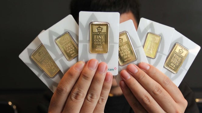 Harga Emas Hari Ini Menguat, Harga Emas Antam Naik Jadi Rp2.655.000 per Gram, Buyback Ikut Melonjak