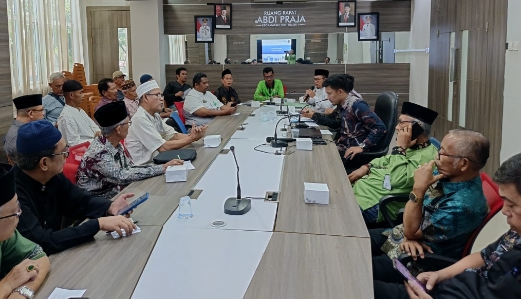 Percepat Legalisasi Tanah Wakaf, KUA Ilir Timur Satu Gelar Rapat Lintas Sektor