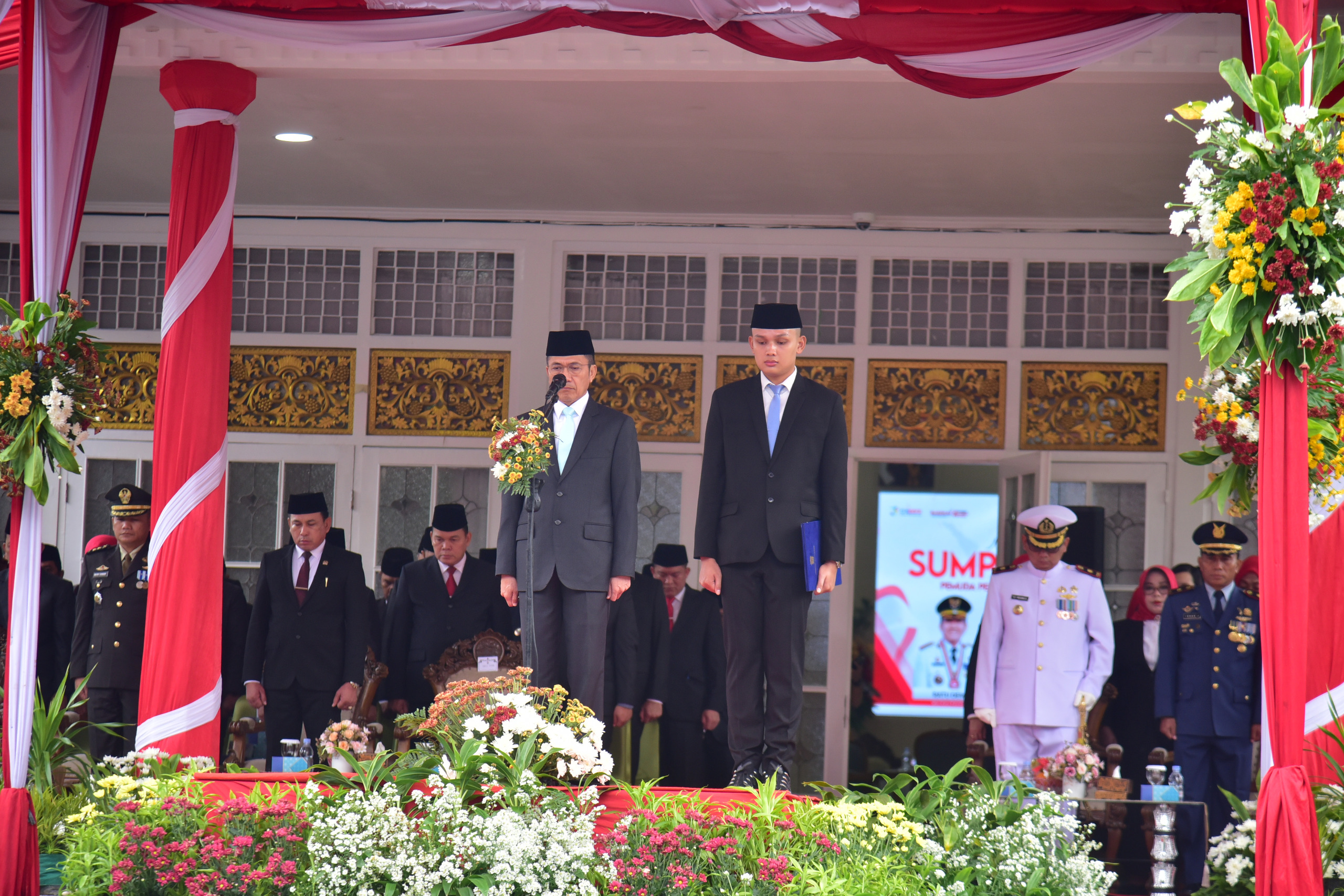 Ratu Dewa Pimpin Upacara Sumpah Pemuda, Bacakan Amanat Menpora