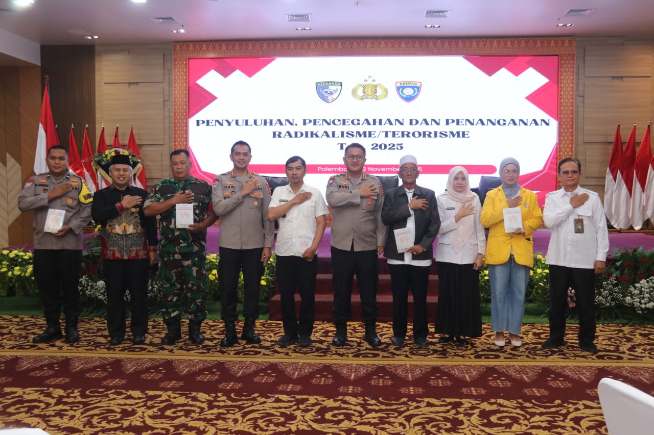 Perkuat Sinergi, Polda Sumsel Ajak Tokoh Agama dan Mahasiswa Tangkal Terorisme