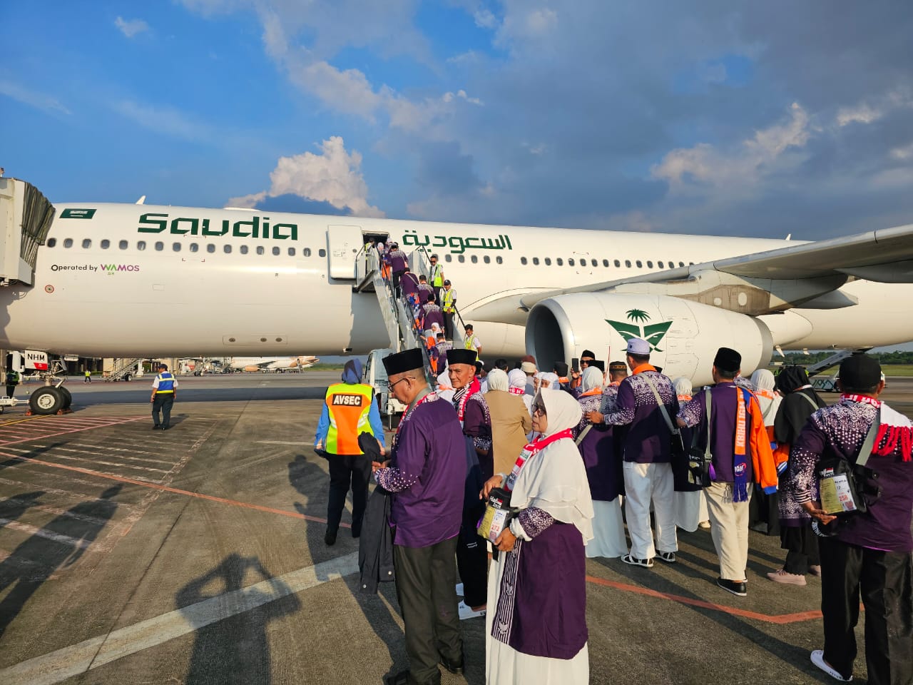 Pemberangkatan Gelombang Pertama Usai, Embarkasi Palembang Telah Berangkatkan 4.059 Jemaah Haji