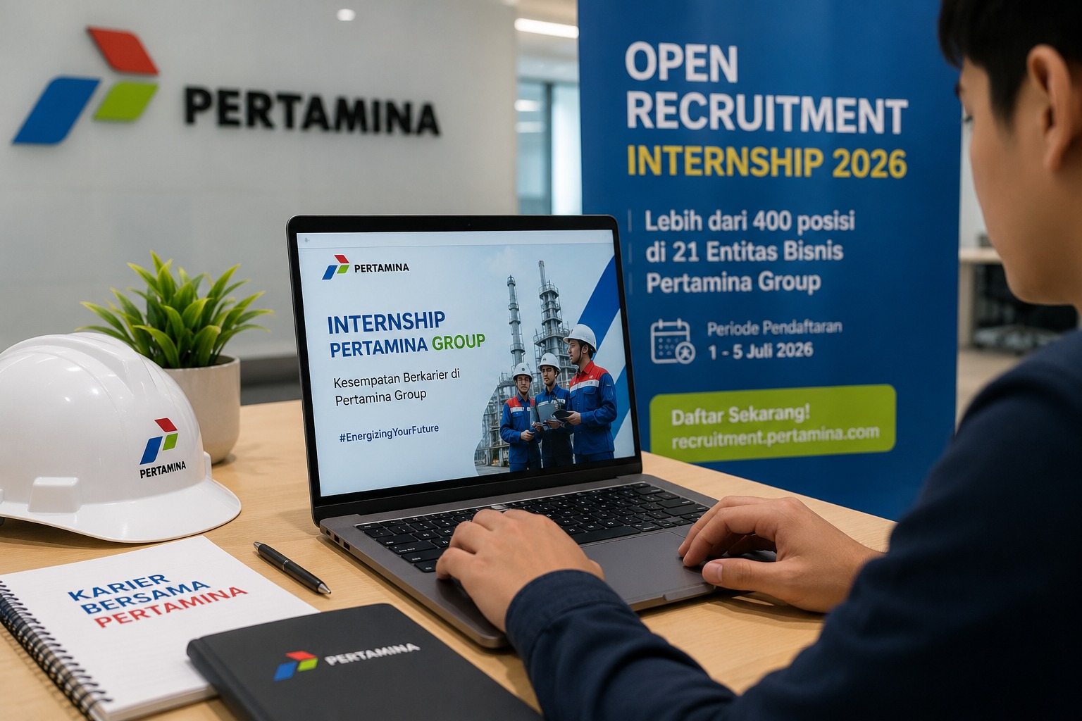 Info Loker Hari Ini: Pertamina Buka 400 Posisi Internship 2026, Cek Cara Daftar Sebelum 5 Juli