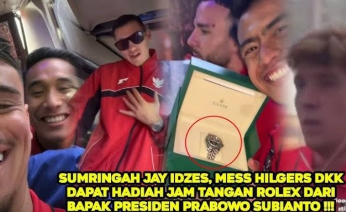 Intip Spesifikasi Rolex GMT Sprite Hitam Hijau, Hadiah Mewah Timnas Garuda dari Probowo Ternyata..