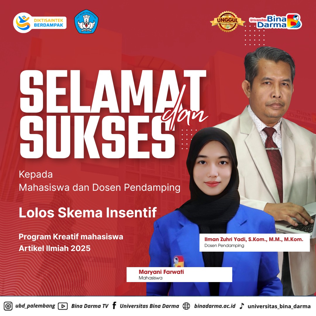 Mahasiswa Universitas Bina Darma Raih Pendanaan PKM 2025 untuk Inovasi Teknologi dan Pelestarian Budaya
