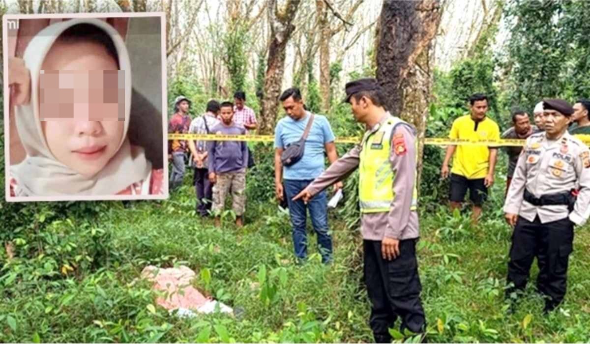  Mayat Siswi SMK Tertelungkup di Semak Kebun Karet Belitang OKU Timur, Diduga Menjadi Korban Begal