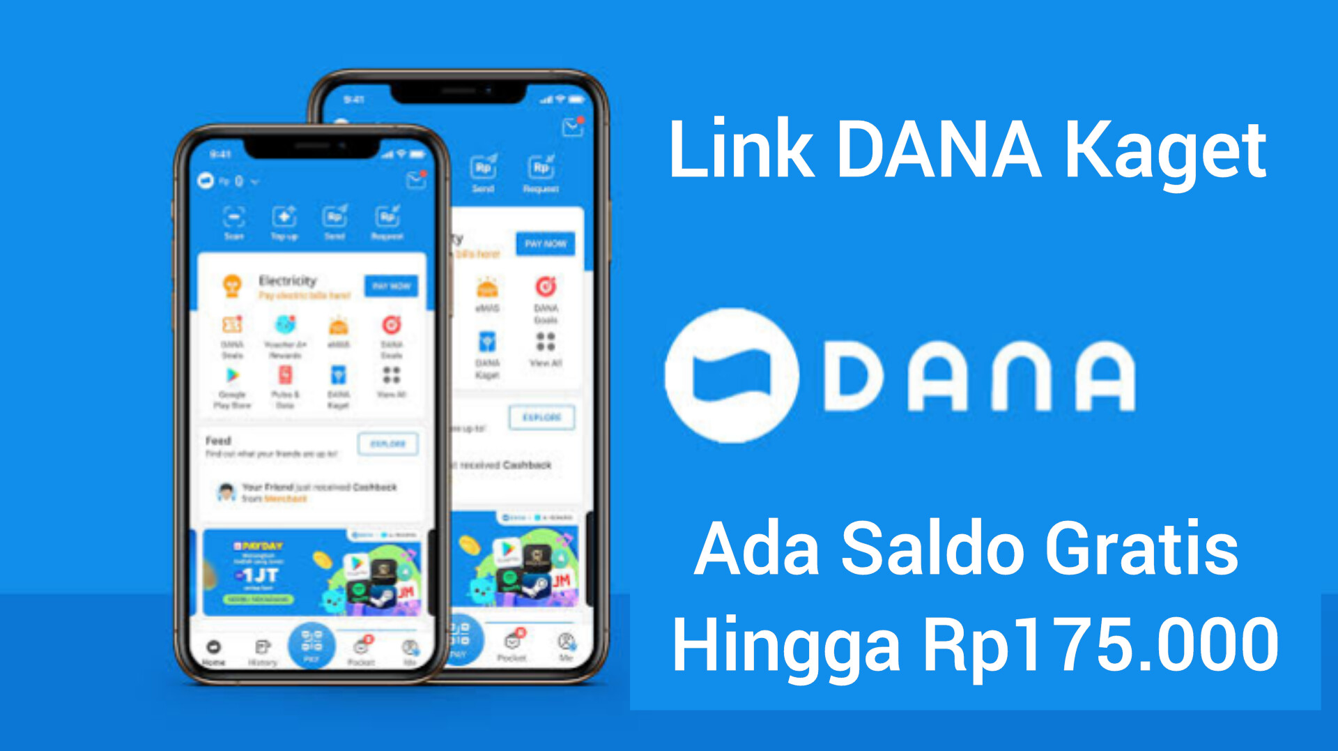 Link DANA Kaget Terbaru Hari Ini, Ada Saldo Gratis Hingga Rp175.000 Langsung Klaim Sebelum Kehabisan!