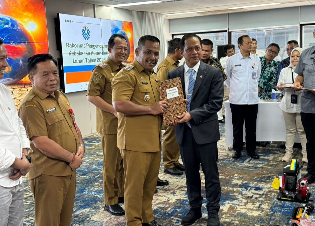 OKI Terima Bantuan Rp1,5 Miliar untuk Hadapi Karhutla 2026