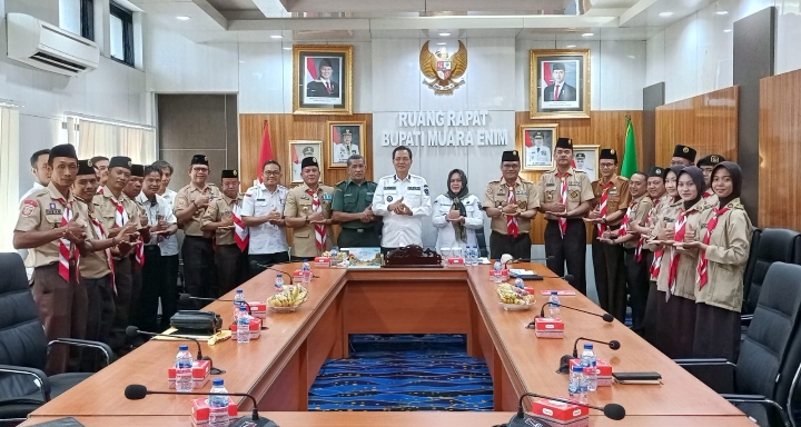 Bupati Muara Enim Dukung Penuh Pembinaan Generasi Muda Melalui Gerakan Pramuka
